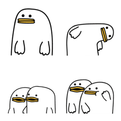 [LINE絵文字] Shiro San: Good Good Duckの画像