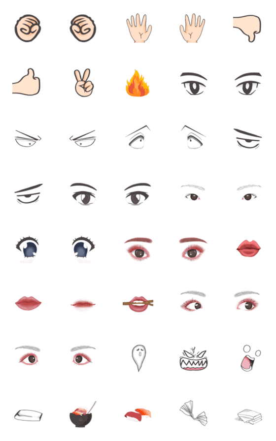 [LINE絵文字]DIY Emojiの画像一覧