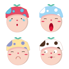Straw mushroom baby-1の絵文字メイン画像
