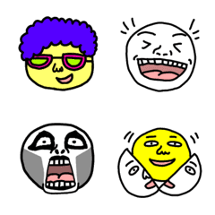丸顔 Part2の絵文字メイン画像