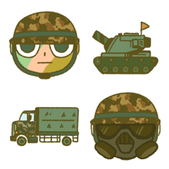 [LINE絵文字] 軍隊の日常絵文字2の画像