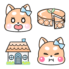 [LINE絵文字] しば犬のきなこ【絵文字】毎日使えるの画像