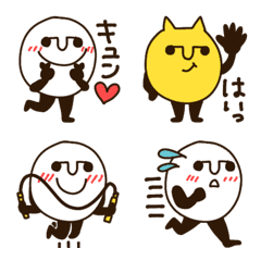 [LINE絵文字] ぶらうん君♡トークに参加！2の画像