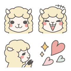 [LINE絵文字] 毎日アルパカの画像