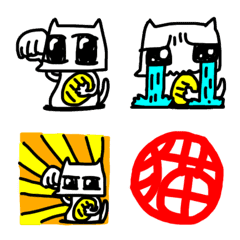 [LINE絵文字] 桂丸の招き猫絵文字の画像