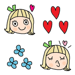 色んな大人可愛い絵文字858シンプルの絵文字メイン画像