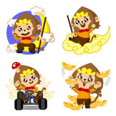 [LINE絵文字] Magic Monkey King Emojiの画像
