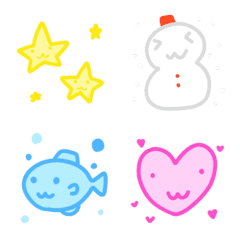 いろいろ絵文字(ネコガオ)の絵文字メイン画像