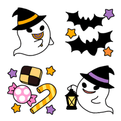 Line絵文字 おばけくんのハロウィンな絵文字 40種類 1円