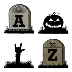 [LINE絵文字] Tombstone Emojiの画像