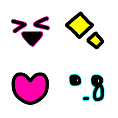 [LINE絵文字] Candy Color絵文字の画像