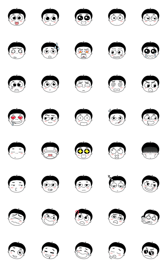 [LINE絵文字]Sprout Brothers Emojiの画像一覧