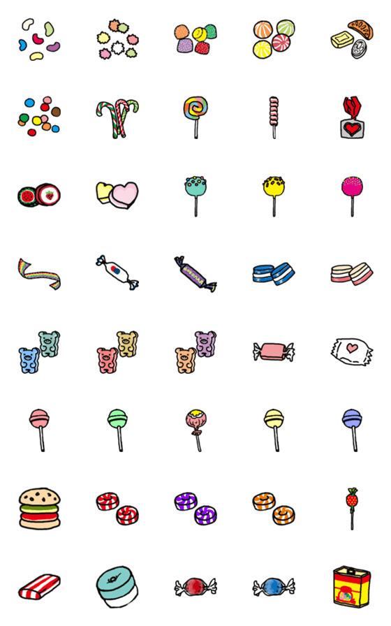 [LINE絵文字]キャンディですの画像一覧
