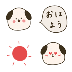 [LINE絵文字] 可愛い犬の絵文字。♡*の画像