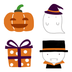 [LINE絵文字] こわくないハロウィン絵文字の画像