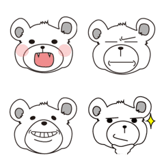 [LINE絵文字] シロクマさん2の画像