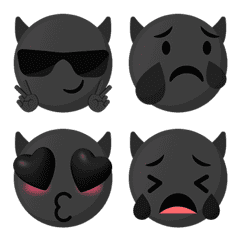 [LINE絵文字] CUTE DEVILの画像