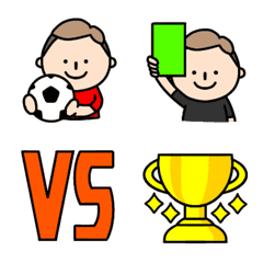 [LINE絵文字] サッカー少年の画像