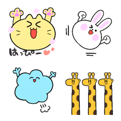 [LINE絵文字] かわいい動物さんたちの絵文字1の画像