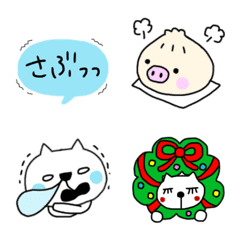 [LINE絵文字] 冬絵文字③★クリスマスもあり。の画像