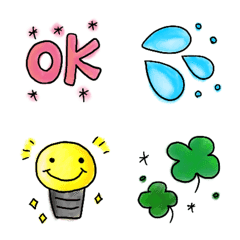 [LINE絵文字] 使いやすい★ベーシック絵文字2の画像