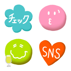 [LINE絵文字] ぷっくり感♥️にこちゃんの画像