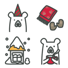 シロクマさんの毎日～冬～の絵文字メイン画像