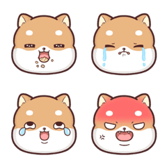 [LINE絵文字] Shiba Inu Pipi Emoji(3)の画像
