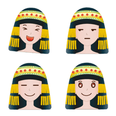[LINE絵文字] Egyptian princess emoji-2の画像