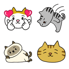 [LINE絵文字] ねこchan絵文字の画像