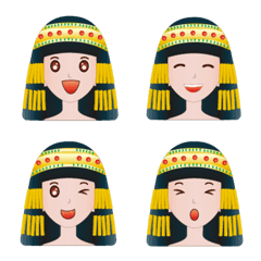 [LINE絵文字] Egyptian princess emoji-1の画像