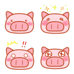 [LINE絵文字] KOBUTA'S FRIEND EMOJIの画像