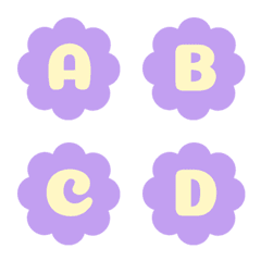 [LINE絵文字] [ ABC ] Sweet Daisy Pt.1の画像