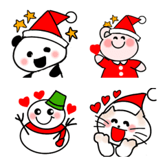 [LINE絵文字] 楽しいクリスマス☆〜❤️の画像
