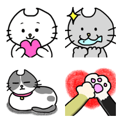 [LINE絵文字] 愛すべき♥いろいろなねこさんたちの画像