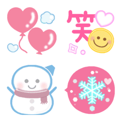 [LINE絵文字] ♡ゆめかわ☆*。ネオンの画像