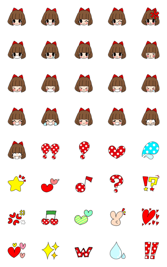 [LINE絵文字]AYAKA EMOJIの画像一覧