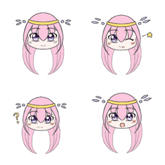 [LINE絵文字] Yuna's daily expressionの画像
