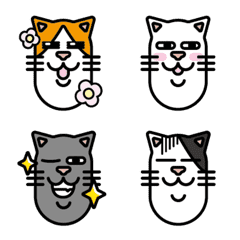 [LINE絵文字] にゃ猫の画像