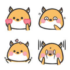 [LINE絵文字] Flying squirrel bubu emojiの画像