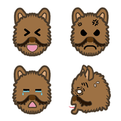 [LINE絵文字] Coffee (Dog) Emojiの画像