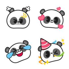 [LINE絵文字] Panpan Panda Emojiの画像