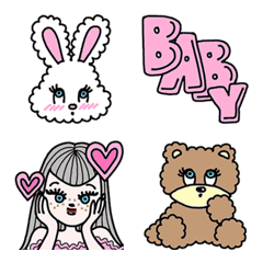 [LINE絵文字] foxy emojiの画像
