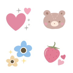 [LINE絵文字] いつでも絵文字setの画像