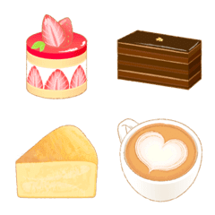 [LINE絵文字] ケーキと洋菓子の絵文字の画像