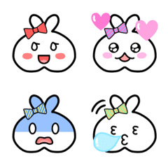 [LINE絵文字] ピピうさぎの絵文字 3の画像