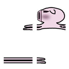 [LINE絵文字] Jelly Pig (Starving Pig)- Foodの画像