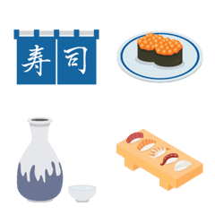 [LINE絵文字] 寿司好きのための絵文字の画像