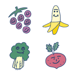 [LINE絵文字] Everything has Emojis: Fruits ＆ Veggiesの画像