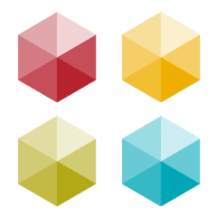 [LINE絵文字] Hexagonal gemsの画像